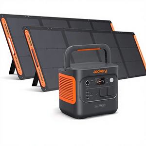 Estación de Energía Portátil de Alta Calidad para Autocaravanas, Fuera de la Red, 2000 V2, 2 Paneles Solares de 200 W, 2042 Wh, 2200 W, Negro, 210x210 mm - Product Image 1