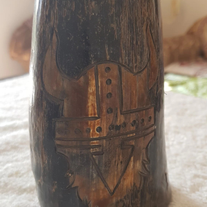 Cuerno vikingo en negrita Material orgánico auténtico taza de cuerno para beber pulido estilo Animal ecológico decoración del hogar para fiestas épicas - Product Image 6