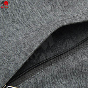 Survêtement uni décontracté à manches longues coupe régulière pour hommes Polyester/Coton Hiver Grande taille Respirant Léger - Product Image 5