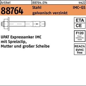 สมอบกเหล็ก Express Anchor R 88764 IMC 12/160/256 GS แพ็ค 10 ชิ้น โดย UPAT - Product Image 1