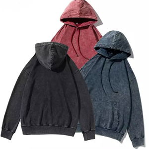 Nouveau modèle Meilleure vente Sweats à capuche délavés à l'acide pour hommes quantité minimale de commande bas Vente en gros Design et taille professionnels Sweats à capuche délavés à l'acide pour hommes à vendre - Product Image 4