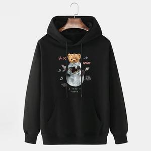 เสื้อมีฮู้ดผ้าฝ้าย100% 450 GSM แนวสตรีทพิมพ์ลายได้ตามต้องการ - Product Image 6