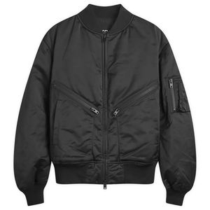 Service de broderie personnalisée Veste bomber MA1 en nylon imperméable décontractée pour l'automne Streetwear avec logo frontal pour unisexe - Product Image 3