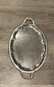 Decorative Steel And Brass Serving Tray For Fruits Dry <b>Nuts</b> And Snacks Display At Home And Festive Events - Product Image 4