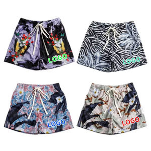 Custom Solid Double <b>Layer</b> Mesh Shorts Men Summer Basketball Gym Streetwear Digital Printing Breathable Quick Dry Polyester - Product Image 1