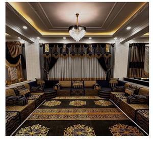 ที่นั่งพื้นแบบตะวันออก โซฟาสไตล์ชาติพันธุ์ โซฟาแบบอาหรับมาจลิส โซฟาสไตล์ออตโตมัน ชุดโซฟาแบบอาหรับ ชุดโซฟาแบบจัลซา ที่นั่งพื้นแบบตะวันออกสุดหรู - Product Image 1