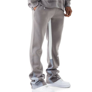 Buena Calidad Mejor Color Liso Hecho a Mano Precio Competitivo Hombres Flared Joggers Nueva Llegada de Moda Loose Fitted Flared Joggers - Product Image 4