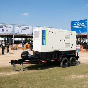 New <b>Towable</b> Generator Power Module Attachment 2025 AKSA AJD170 for Temporary Jobsite Event Emergency Electrical Power - Product Image 3