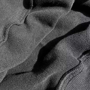Sweat-shirt à capuche noir délavé surdimensionné coupe classique, style streetwear vintage, en coton épais 100% – Vente en gros - Product Image 3