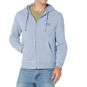 Sweat-shirts à fermeture éclair pour hommes tendance, 100% coton, imperméables, coupe-vent, vêtements d'hiver personnalisés - Product Image 5