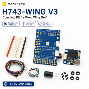 MatekSys H743 Wing V3 ชุดควบคุมการบินแบบปีกคงที่ มอเตอร์คู่ กล้องคู่ รองรับ CAN I2C UART สำหรับเครื่องบินบังคับวิทยุ RC UAV - Product Image 2