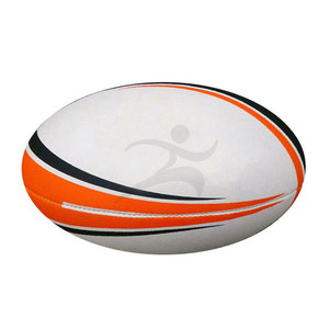 ลูกบอลรักบี้แบบนิ่มสำหรับทำจากหนังสินค้าตรงจากโรงงานสั่งทำสีได้ - Product Image 4