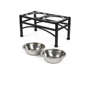 Stainless Steel Pet Animal Food <b>Bowl</b> Feeding Service <b>Bowl</b> <b>Stand</b> Puppies Metal <b>Dog</b> <b>Bowl</b> with <b>Stand</b> Perfect Crafts - Product Image 5