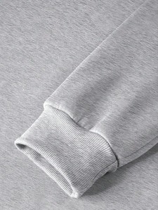 ชุดวอร์มผ้าฟลีซผ้าฝ้ายสำหรับผู้ชาย ชุดกีฬาฤดูหนาว เสื้อฮู้ด กางเกงจ็อกเกอร์ ขายส่ง B2B สำหรับ OEM แบรนด์ส่วนตัว - Product Image 6