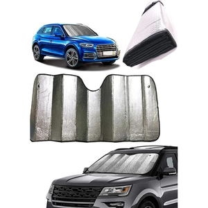 Parasol reflectante para parabrisas de coche con ventosas, cortina protectora - Product Image 1