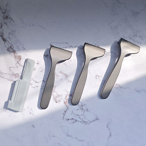 Maquinilla de Afeitar Eléctrica 2 en 1 de Doble Cabezal, Recargable, Depiladora, Recortadora de Vello para Mujer, Indolora, Impermeable - Product Image 4