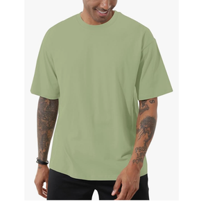 Camiseta de Algodón Peinado 100%, 200 g/m², Cuello Redondo, Hombros Caídos, Manga Corta, Absorbe la Humedad, con Logotipo Frontal - Product Image 1