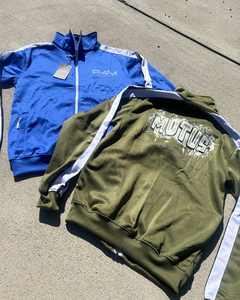 Chándal oculto para hombre, de invierno, holgado, con capucha, estampado, bordado, lavado ácido, forro polar, teñido, cortavientos, transpirable - Product Image 3