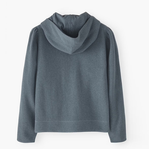 Sudadera con capucha y cremallera para mujer, sudaderas con capucha de algodón orgánico para mujer, chaquetas con capucha de Jersey personalizadas, sudaderas con capucha para mujer - Product Image 3