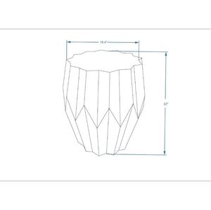 Mesa de extremo de tambor de madera maciza espacio junto al sofá mesa de jarrón decorativo para muebles para el hogar sala de estar dormitorio decoración de oficina 2023 - Product Image 4