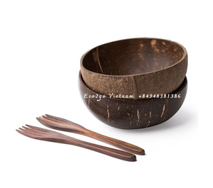 Vente en gros 100% bol en coquille de noix de coco poli écologique naturel cuillère à noix de coco durable bon prix pour le développement durable - Product Image 4