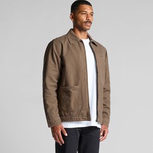 High Quality Men Stylish Canvas Denim Hooded <b>Fleece</b> <b>Lining</b> Jeans <b>Jackets</b> Wholesale LOW MOQ Streetwear Zipper Relaxed Fit Tall - Product Image 3