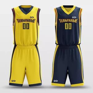 Maillots de basket-ball personnalisés de haute qualité pas cher respirant séchage rapide sublimation vêtements de sport d'été grande taille - Product Image 3