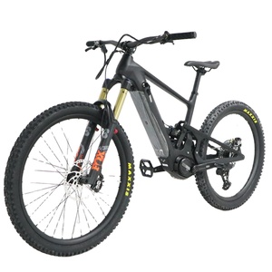 มอเตอร์ขับเคลื่อนกลางคุณภาพสูง LCE971 สำหรับจักรยานไฟฟ้า โครงคาร์บอน มอเตอร์ Bafang M560 750W แบตเตอรี่ 15AH ระบบกันสะเทือนเต็มรูปแบบ - Product Image 1