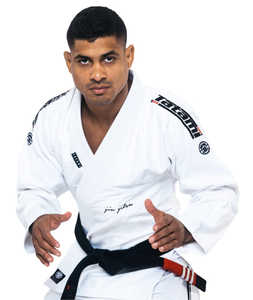 Kimono Royal Kimono en tissu perlé blanc pour BJJ, unisexe adulte, 100% coton respirant, 450 g/m² - Product Image 4