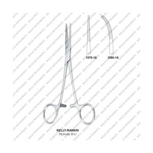 Pinzas hemostáticas quirúrgicas de 14 cm de acero inoxidable curvo para hemostasia de precisión y manejo de tejidos - Product Image 1