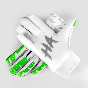 Guantes de Receptor de Fútbol Americano Personalizados de Alta Calidad, Profesionales, Transpirables, Antideslizantes, con Palma de Silicona y Cierre de Velcro - Product Image 5