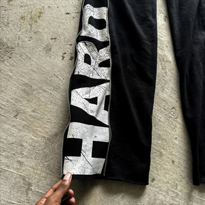 กางเกงวอร์มขาบานใส่ได้ทั้งชายและหญิงผ้าคอตตอนทรงหลวมพิมพ์ลายมีซิปสำหรับผู้ชาย - Product Image 3