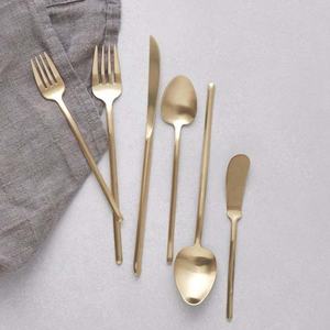 Suministros de exportador indio de Venta caliente Cubiertos de plata de acero inoxidable con estilo Juego de cubiertos para restaurante Hotel - Product Image 5