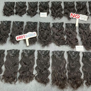 Extensiones de cabello Remy vietnamita proveedor caliente personalizado Clip sin costuras Ins Trama Cabello humano Clip Ins - Product Image 6