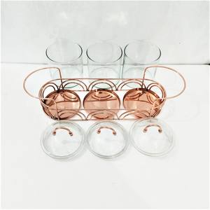 Bols de service de plateau de fruits secs de conception de support épais avec le récipient de compote de bonbons d'écrou de couvercle pour des casse-croûte et des fruits secs - Product Image 4