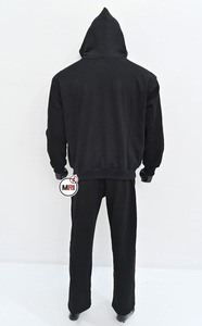 Pantalon de survêtement en coton personnalisé Ensemble de jogging à capuche et fermeture éclair Ensemble de survêtements 2 pièces Survêtements surdimensionnés pour hommes - Product Image 6
