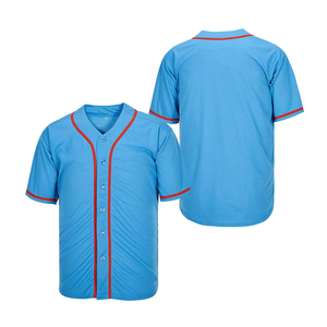 Uniforme de béisbol al por mayor de fábrica más vendido, camiseta de béisbol de diseño libre para hombre, camiseta de béisbol personalizada - Product Image 1