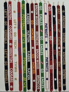 <b>Festive</b> Seed Beads Embroidered <b>Bag</b> Strap for Christmas Beaded Embroidery Checkered Purse Strap Accept Customization's - Product Image 5