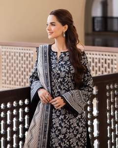 Vestido Formal de Trabajo para Mujer, Moderno, de Excelente Calidad, Último Modelo 2025-2026, Salwar Kameez de Algodón para Fiesta 01194 - Product Image 1