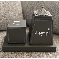 Brûleur d'encens religieux en cuir fait main de haute qualité personnalisé, design personnalisé, décoration d'intérieur, art naturel biologique moderne