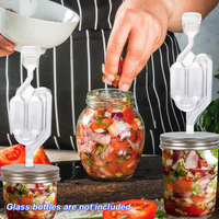 70mm 86mm Petite Bouche Complète Mason Jar Fermentation Pickle Choucroute Kit De Fabrication Kimchi Conteneur Sas Couvercles Poids Tamper