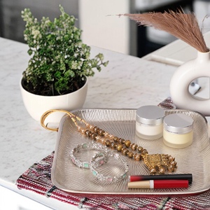 New Design Heavy Duty square Dessert Salad Plate Stainless Steel Plate Metal Food Serving Dishes <b>Breakfast</b> <b>Tray</b> - Product Image 3