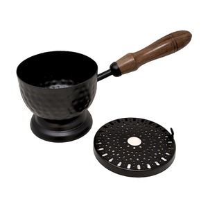 Quemador de Incienso Aromático de Carbón de Metal Negro, Mango de Madera Ecológico, Porta Incienso Tradicional para el Hogar, Fragancia de Invierno y Otoño, Estilo Árabe - Product Image 2