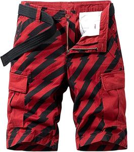 Pantalones cortos de verano para hombre, ropa informal hasta la rodilla, multibolsillo, transpirables, superventas, pantalones cortos Cargo con logotipo personalizado a la venta - Product Image 1