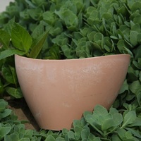 Pot de jardin d'intérieur et d'extérieur de haute qualité, imitant la céramique, en plastique, pour fleurs, qualité supérieure, pots et jardinières pour fleurs d'extérieur