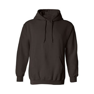 Ropa deportiva de gran tamaño para hombre, sudaderas con capucha, bolsillo frontal personalizado, algodón, Sudadera corta a la moda, tela de lana para ropa de invierno - Product Image 3