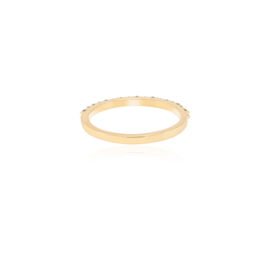 La última colección de lujo de 100% hechos a mano auténticos diamantes reales y anillos apilados de banda fina de oro amarillo sólido de 18 quilates, moda única - Product Image 6