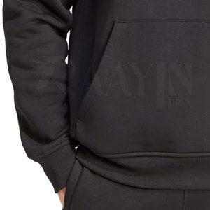 เสื้อฮู้ดดี้ผ้าฝ้ายแท้ 100% แบบกลับด้านได้สำหรับผู้ชาย พร้อมโลโก้สั่งทำพิเศษ-ดีไซน์หนาสำหรับฤดูหนาว - Product Image 5
