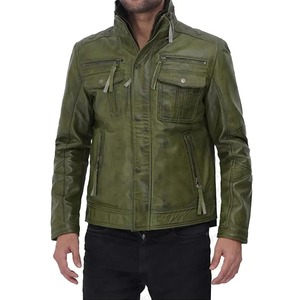 Nouvelle meilleure vente moto rue moto et course automobile hommes chaud hiver veste en cuir de haute qualité - Product Image 2