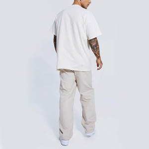 Venta al por mayor de camisetas de talla grande para hombre, Cuello clásico, logotipo personalizado, transpirable, algodón liso, estampado en 3D, camisetas clásicas con cuello - Product Image 3